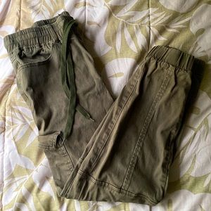 Olive Cargo Pants
